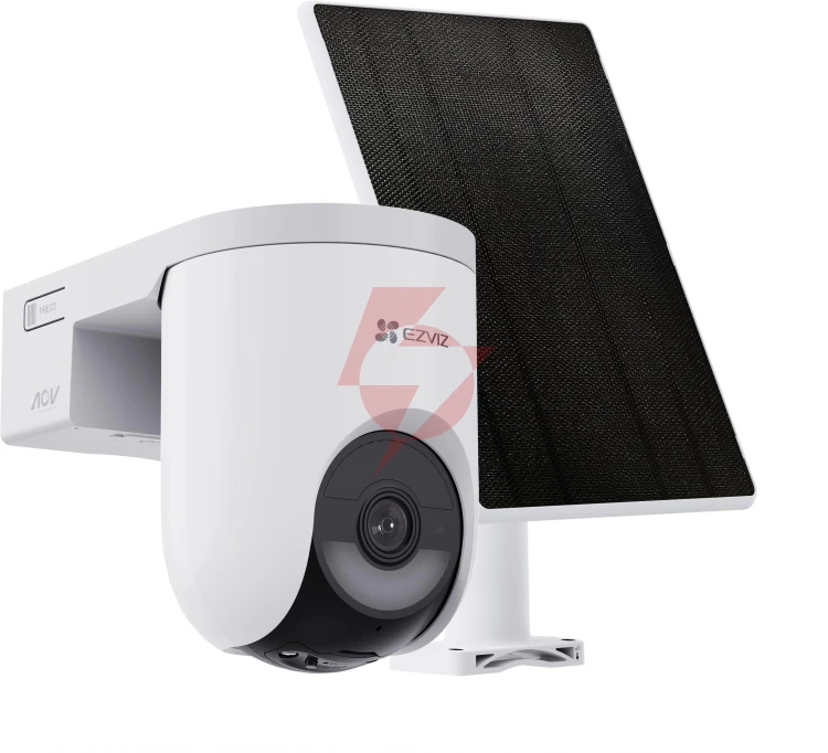 Kamera ip ezviz hb8 lite kit bateryjna pt wi-fi 4mp z panelem słonecznym 5w