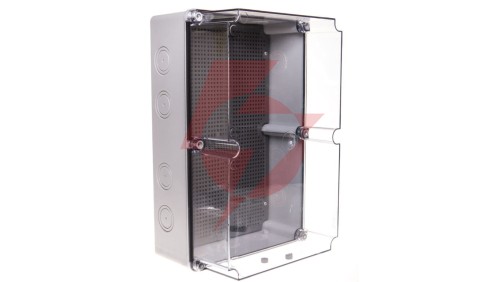 Obudowa hermetyczna natynkowa z płytą PMT5 348x228x166mm IP65 szara OH-5B.4 29.57