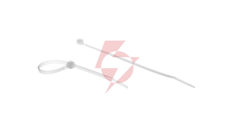 Opaska kablowa 2.5mm 100mm biała OZN 25-100 25.15 /100szt./