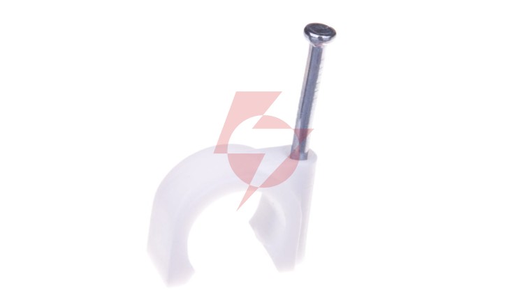 Uchwyt kablowy okrągły fi 12mm FLOP-12 27.12 /100szt./