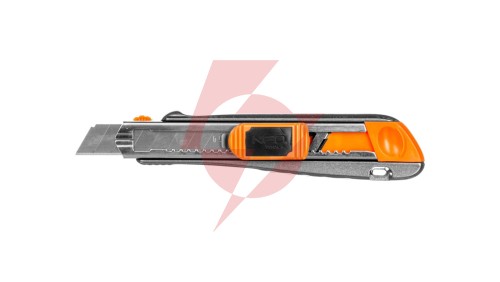 Nóż z ostrzem łamanym 18 mm metalowy korpus 63-021