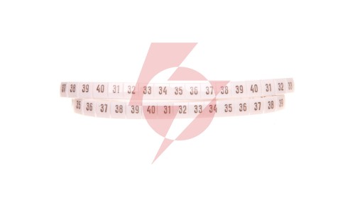 Oznacznik DK2/Z6 /31-40/ biały 89204006 /100szt./