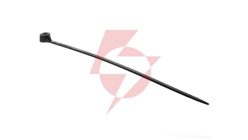 Opaska kablowa 100x2,5 czarna UV 2-LOCK zęby stalowe BMTN1025 /100szt./