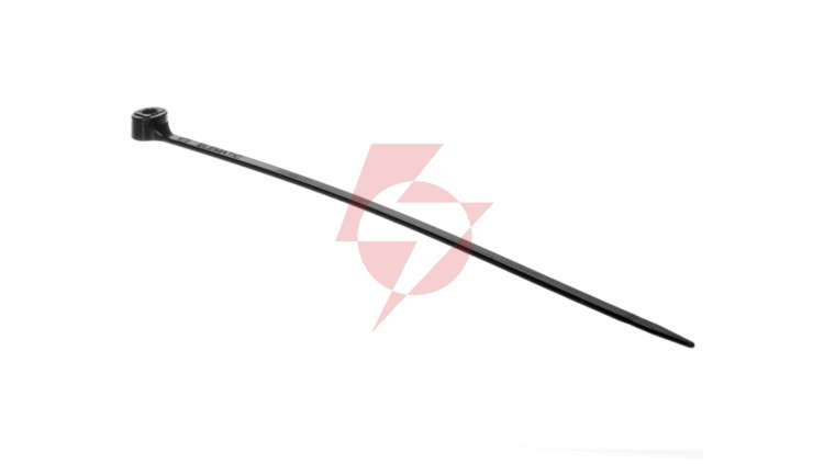 Opaska kablowa 100x2,5 czarna UV 2-LOCK zęby stalowe BMTN1025 /100szt./