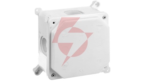 Puszka natynkowa 103x103x60mm IP44 biała PK-2P 83023006