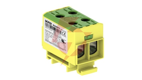Złączka OTL50-2 kolor żółto-zielony 2xAl/Cu 1,5-50mm2 1000V AC / 1500V DC Zacisk uniwersalny MAA2050Y10