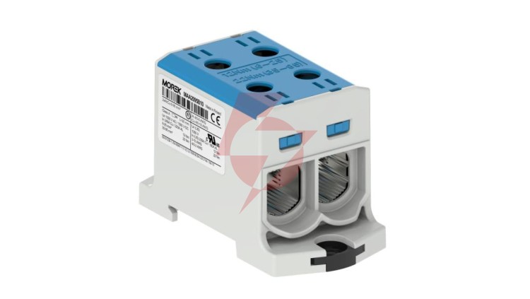 Złączka OTL95-2 kolor niebieski 2xAl/Cu 6-95mm² 1000V AC / 1500V DC Zacisk uniwersalny MAA2095B10
