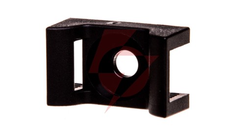 Podstawka 16x26.5mm czarna PMP-10-5-UV-100 25.205 /100szt/
