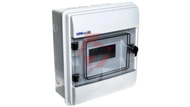 Rozdzielnica hermetyczna modułowa (500V AC ,1000V DC) 1x6 natynkowa RH-6/Z (z zamkiem) 36.4