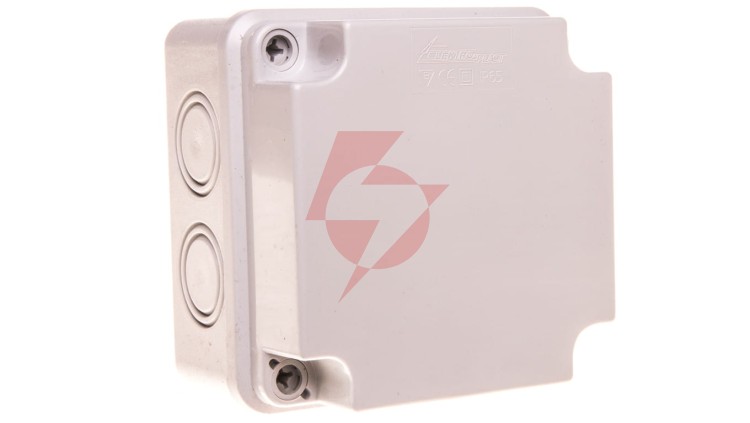 Puszka hermetyczna natynkowa 108x108x76mm IP44 szara PH-1B.2 28.15