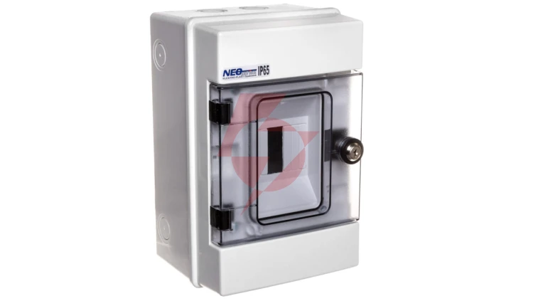 Rozdzielnica hermetyczna modułowa (500V AC ,1000V DC) 1x4 natynkowa IP65 RH-4/Z (z zamkiem) 36.05