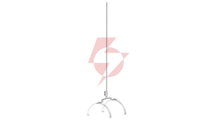 Iglica gąsiorowa podwójna fi 12mm aluminiowa 71.15 AL /1.5m/ /97101509/