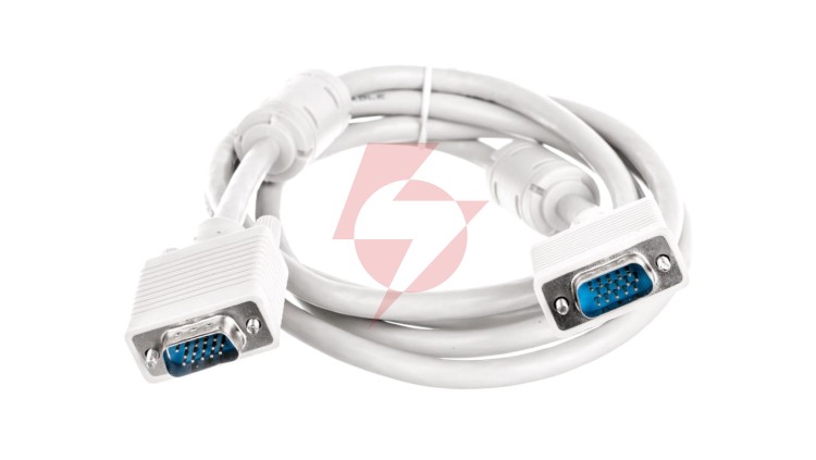 Kabel połączeniowy beżowy SVGA Typ DSUB15/DSUB15, M/M 1,8m AK-310103-018-E