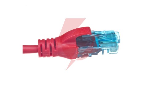 Kabel krosowy (Patch Cord) U/UTP kat.5e czerwony 3m DK-1512-030/R