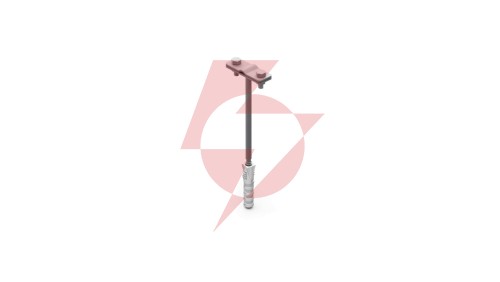 Uchwyt z kołkiem wkręcany fi 12mm L-250mm ocynk ogniowy 12.4 OG /91200402/