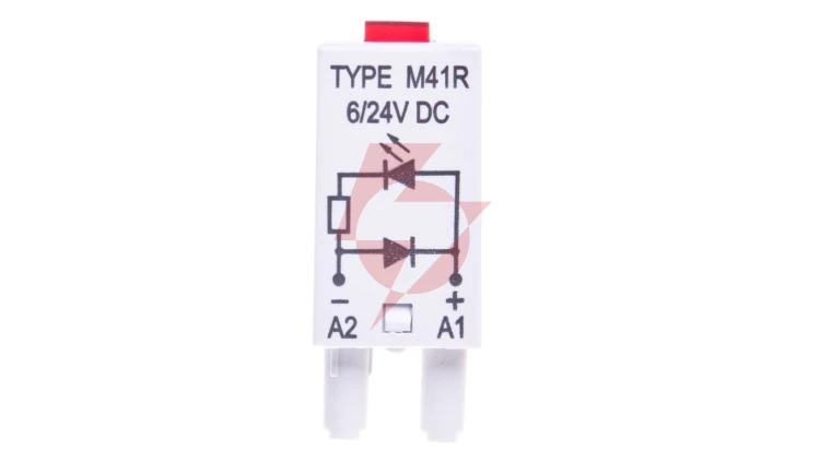 Moduł sygnalizacyjny LD (diody: LED czerwony + D) 6-24V DC M41R szary 854842