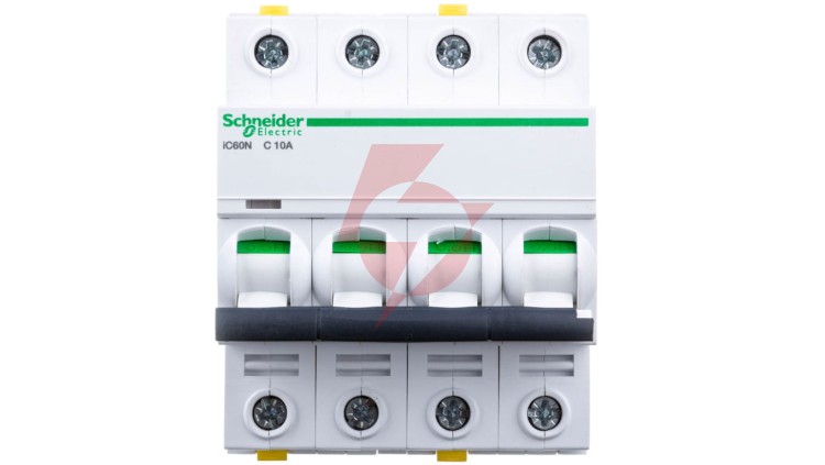Wyłącznik nadprądowy 4P C 10A 6kA AC iC60N-C10-4 Acti9 A9F04410