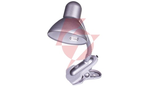 Lampka biurkowa max 10W LED E27 IP20 II klasa SUZI HR-60-SR srebrny 07150