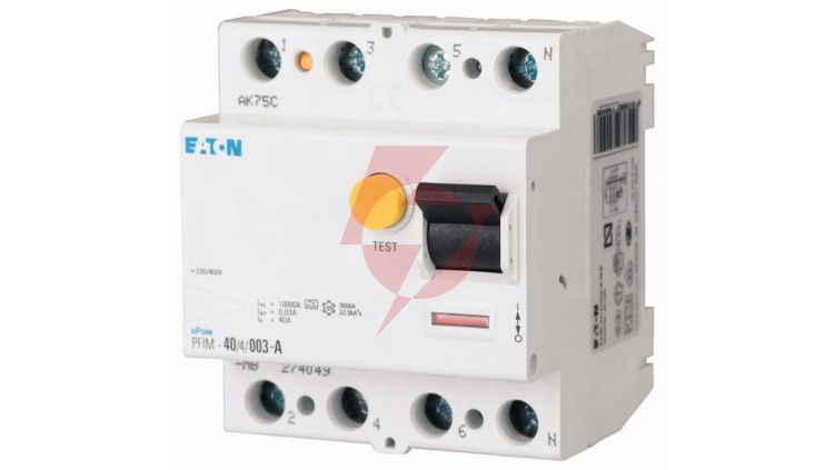 Wyłącznik różnicowoprądowy 4P 40A 0,03A typ G/A PFIM-40/4/003-G/A-MW 235454