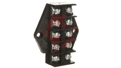 Płytka odgałęźna ZPT5 /4.0mm2/ 5-torów czarna ZPT5-4.0 83004007