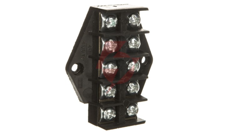 Płytka odgałęźna ZPT5 /4.0mm2/ 5-torów czarna ZPT5-4.0 83004007