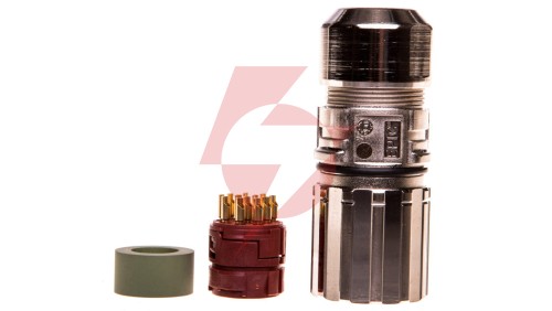 Zestaw kompletny 12 stykowy żeński /obudowa wtyczki + wkład/ EPIC KIT M23 D6 12-POL FEMALE 75009702