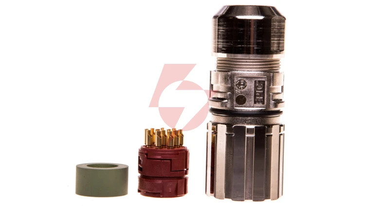 Zestaw kompletny 12 stykowy żeński /obudowa wtyczki + wkład/ EPIC KIT M23 D6 12-POL FEMALE 75009702