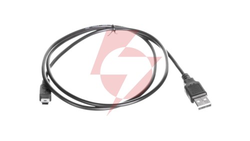 Kabel połączeniowy miniUSB 2.0 /Canon/ Typ USB A/miniUSB B(5pinów), M/M czarny 1,8m AK-300130-018-S