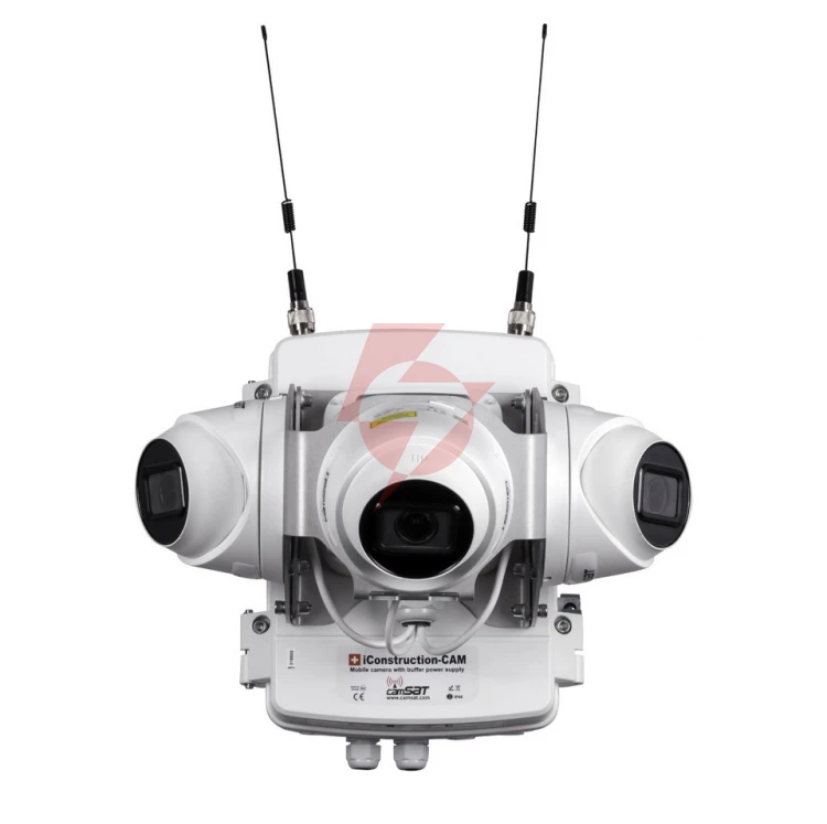 Zestaw kamer budowlanych camsat iconstruction-cam triplex dome-2m