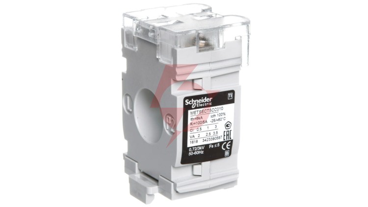 Przekładnik prądowy 100/5A 2VA kl.0,5 FS5 na kabel fi21 DIN 100/5 METSECT5CC010