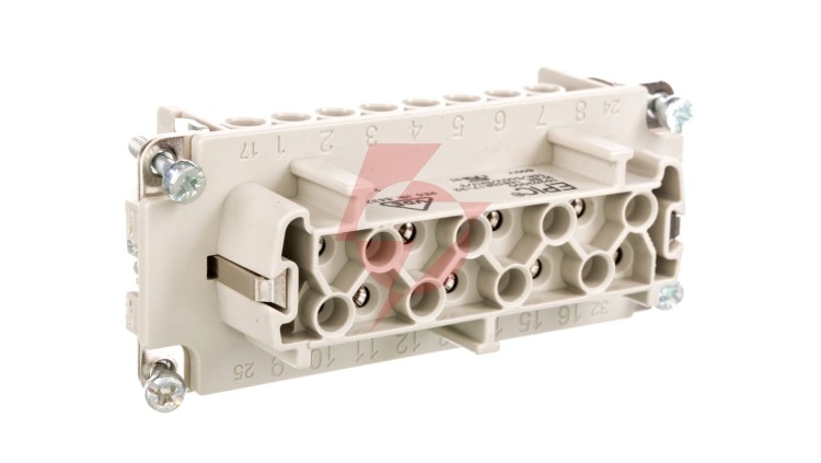 Wkład złącza 16P+PE żeński 16A 500V EPIC H-BE 16 BS 10203000