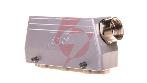 Zestaw kompletny 24+PE stykowy męski /obudowa wtyczki + wkład/ EPIC KIT H-BE 24 SS TS M25 75009651