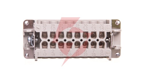 Wkład złącza 16P+PE żeński 16A 500V EPIC H-BE 16 BS 10195100