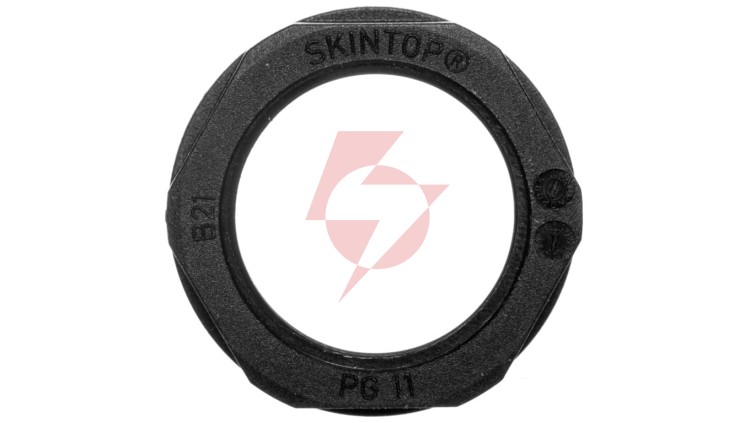 Nakrętka poliamidowa PG11 SKINTOP GMP-GL 11 czarna 53019220 /100szt./