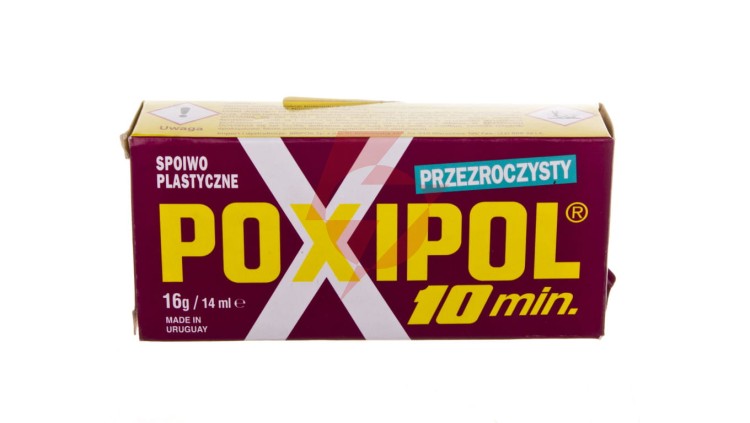 Klej Poxipol mały przeźroczysty 16g / 7730716014550