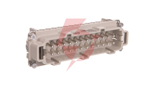 Wkład złącza 24P+PE męski 16A 500V EPIC H-BE 24 SS 10204000