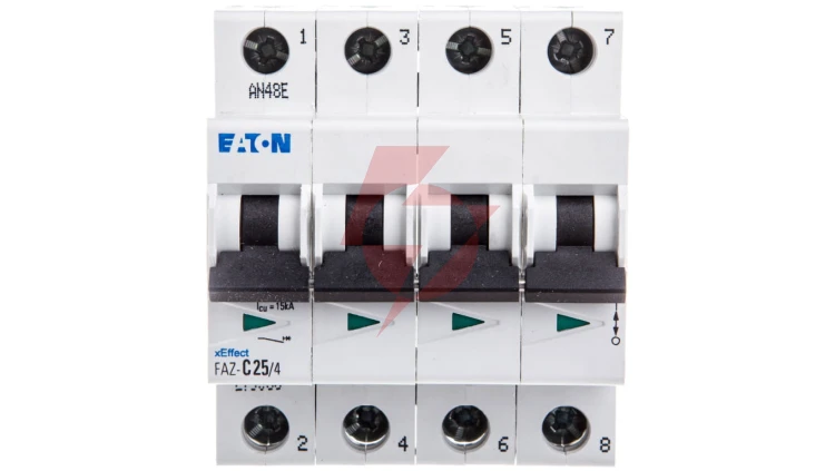 Wyłącznik nadprądowy 4P C 25A 15kA AC FAZ C25/4 279063