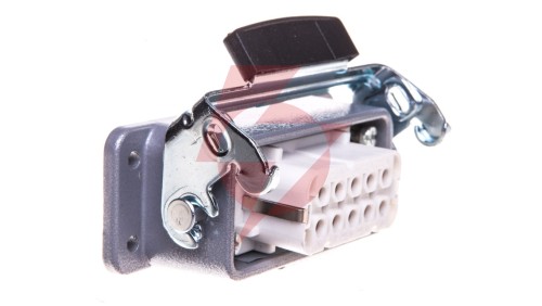 Zestaw kompletny 10+PE stykowy żeński /obudowa pulpitowa + wkład/ EPIC KIT H-A 10 BS AG 75009627