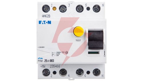 Wyłącznik różnicowoprądowy 4P 25A 0,03A typ AC PFIM-25/4/003-MW 235406