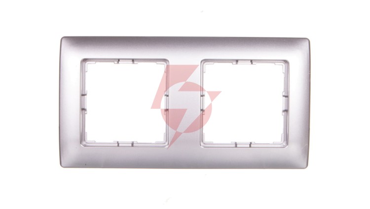 VENA Ramka podwójna aluminium 514082