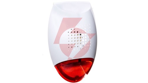 Sygnalizator optyczno-akustyczny, zewnętrzny, z czerwonym światłem LED SP-500 R