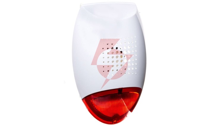 Sygnalizator optyczno-akustyczny, zewnętrzny, z czerwonym światłem LED SP-500 R