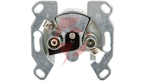 Berker Q.1 Gniazdo antenowe podwójne końcowe RTV mechanizm 53455011