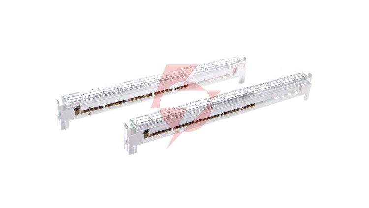 Wspornik z zaciskami PE/N do rozdzielnic Volta/Vector 2x25 zacisków VZ524 /komplet-2szt/