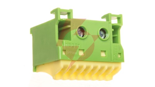 Blok samozacisków 63A QC zielony 10 przyłączy 33x45x45mm KN10E