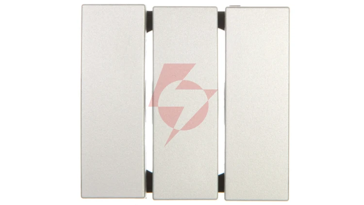 Berker B.7 Glas Klawisz potrójny do łącznika aluminium 16651404