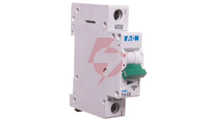 Wyłącznik nadprądowy 1P C 6A 10kA AC PLSM-C6-MW 242200