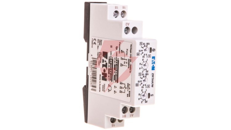 Przekaźnik czasowy 1P 8A 1sek-100h 24-240V AC/DC pulsowanie ZRTAK/W 110747