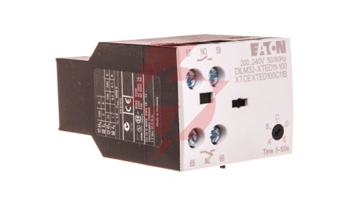 Elektroniczny moduł czasowy opóźnione odpadanie 5-100sek 1Z 1R 230V AC DILM32-XTED11-100(RAC240) 104948