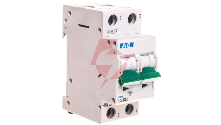 Wyłącznik nadprądowy 2P C 6A 10kA AC PLSM-C6/2-MW 242399